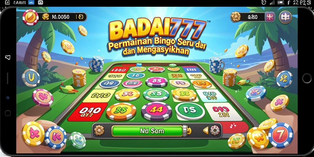 Tampilan gameplay Bingo yang menarik di BADAI777