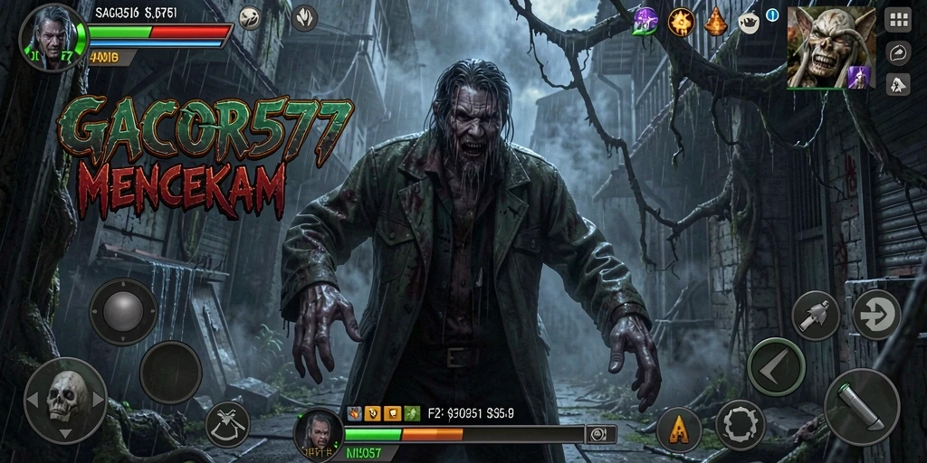 Tampilan menakutkan dari gameplay <strong>GACOR577</strong> yang penuh ketegangan.