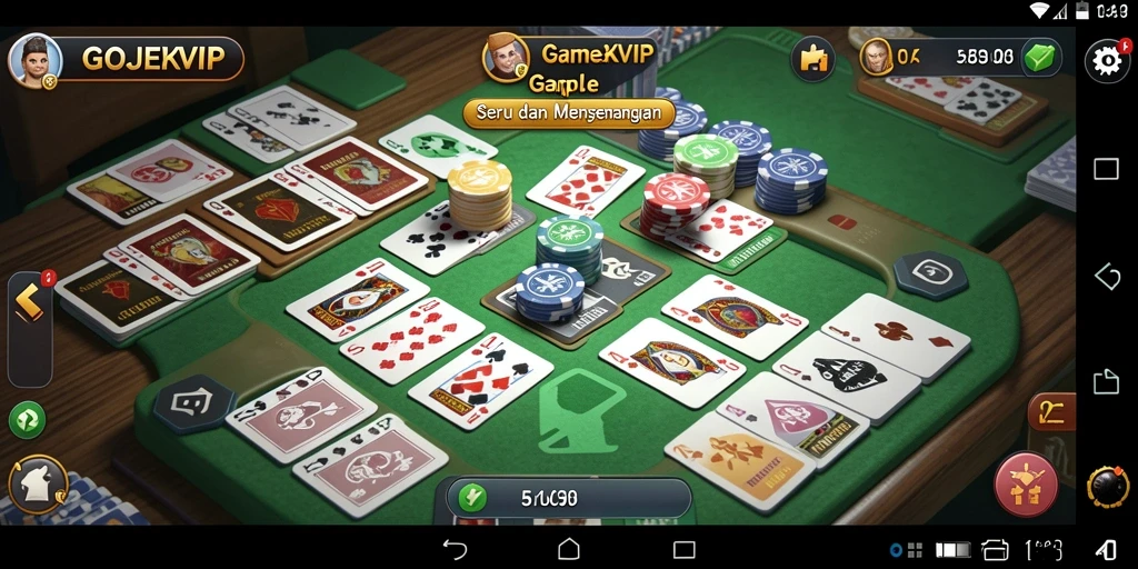 Screenshot gameplay GOJEKVIP yang seru dan interaktif.