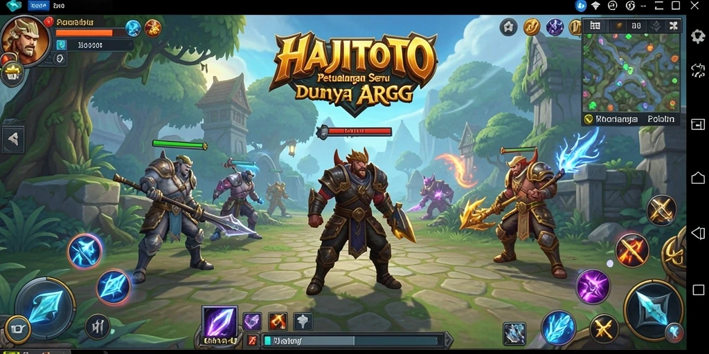 Tampilan gameplay seru dari HAJITOTO dalam aksi ARPG.