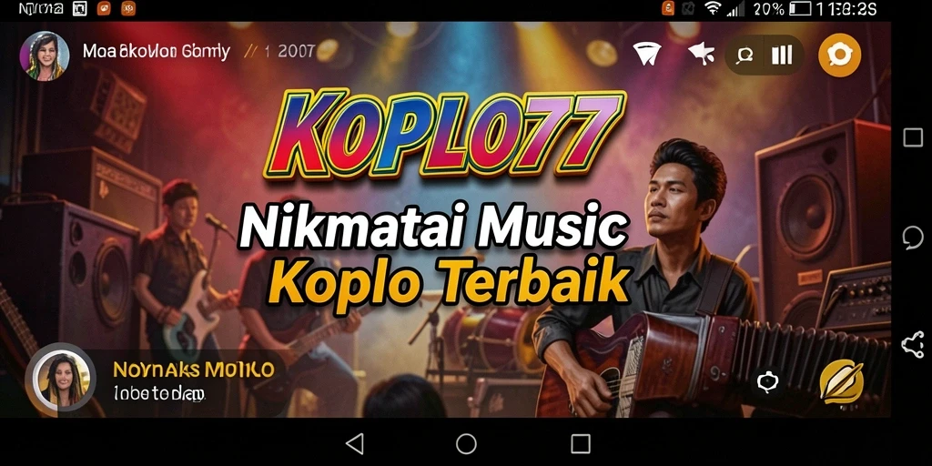 Tampilan gameplay KOPLO77 dengan koleksi lagu koplo menarik.