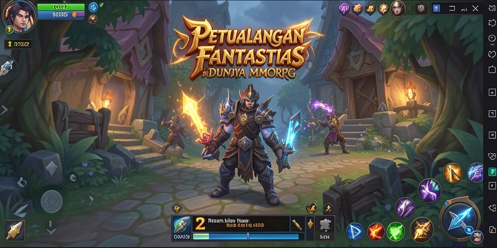 Screenshot TOTO22 menampilkan aksi seru dalam petualangan MMORPG.