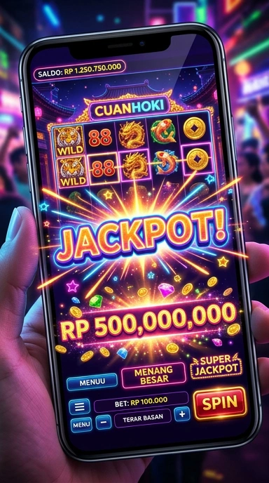 Tampilan berbagai kategori aplikasi di cuanhoki.